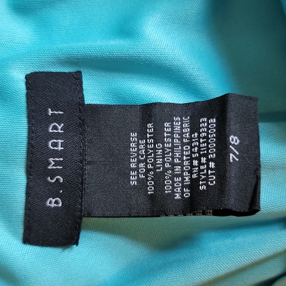 high-low sun dress, casual or formal, size 7/8, floral, criss cross back - Picture 6 of 15